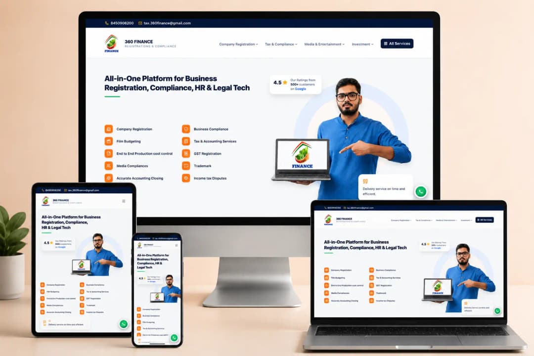 360 Finance — Website