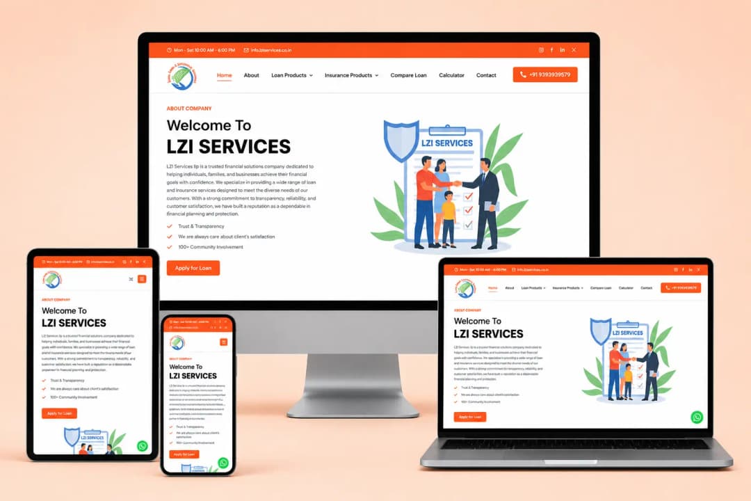 LZI Services — Loan & Insurance Website